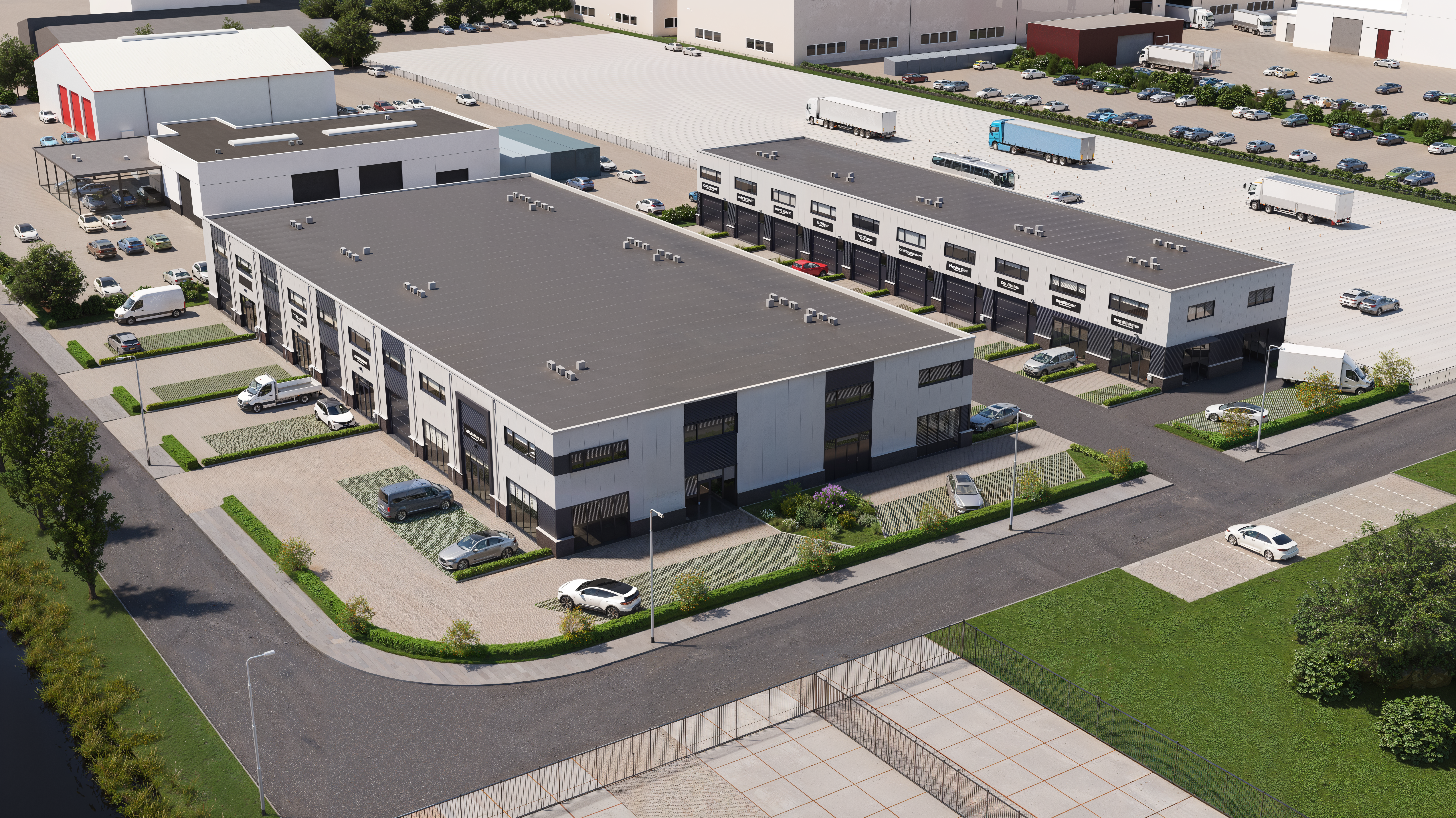 Artist Impression BedrijfsUnits