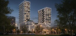 Artist Impressie Flatgebouw